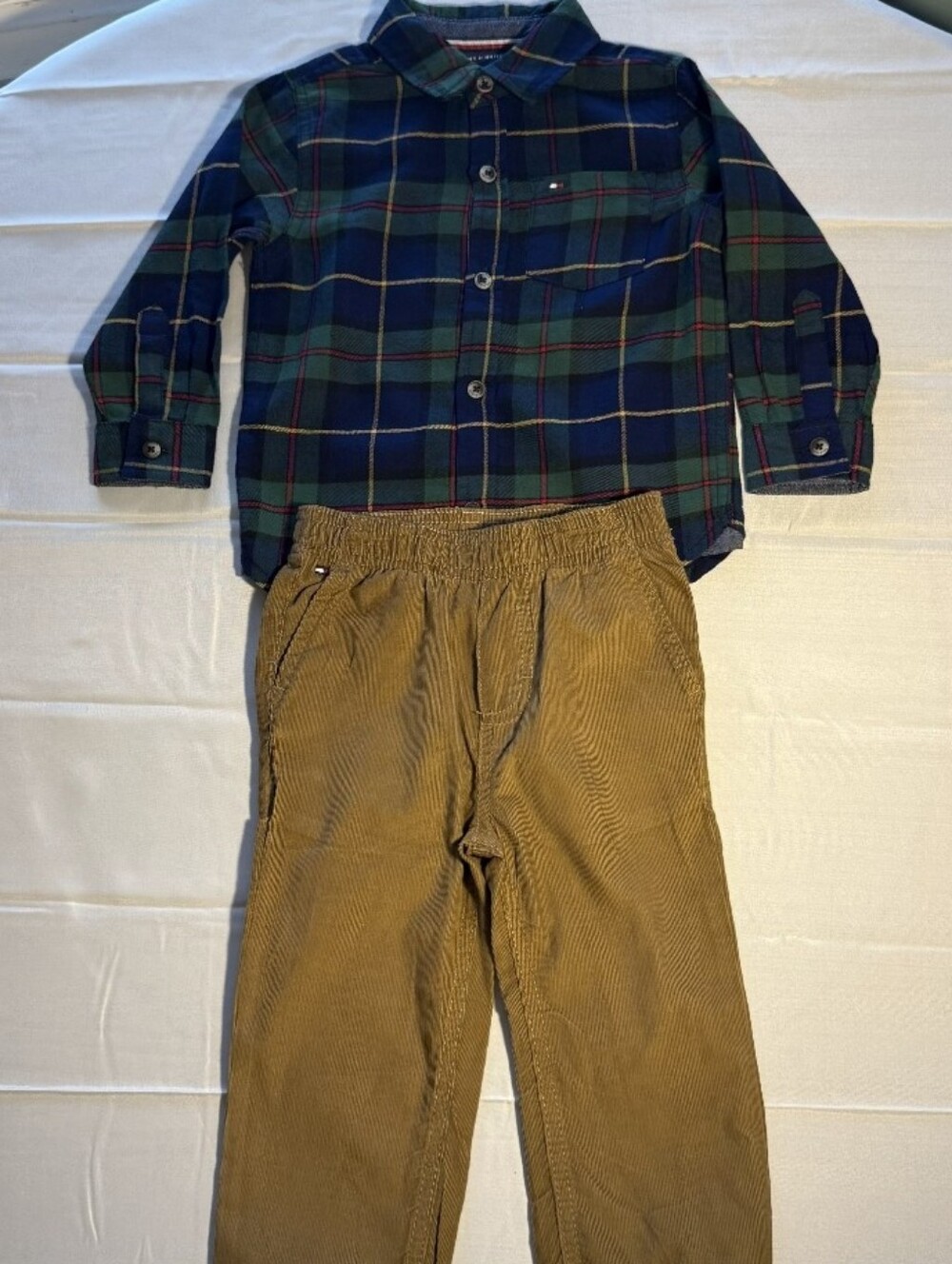 Tommy Hilfiger Men's Tan Corduroy Jogger Pants